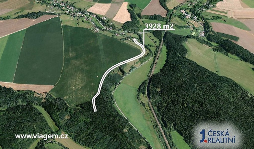 Prodej pole 1 309 m², Radiměř – náhled fotky 2