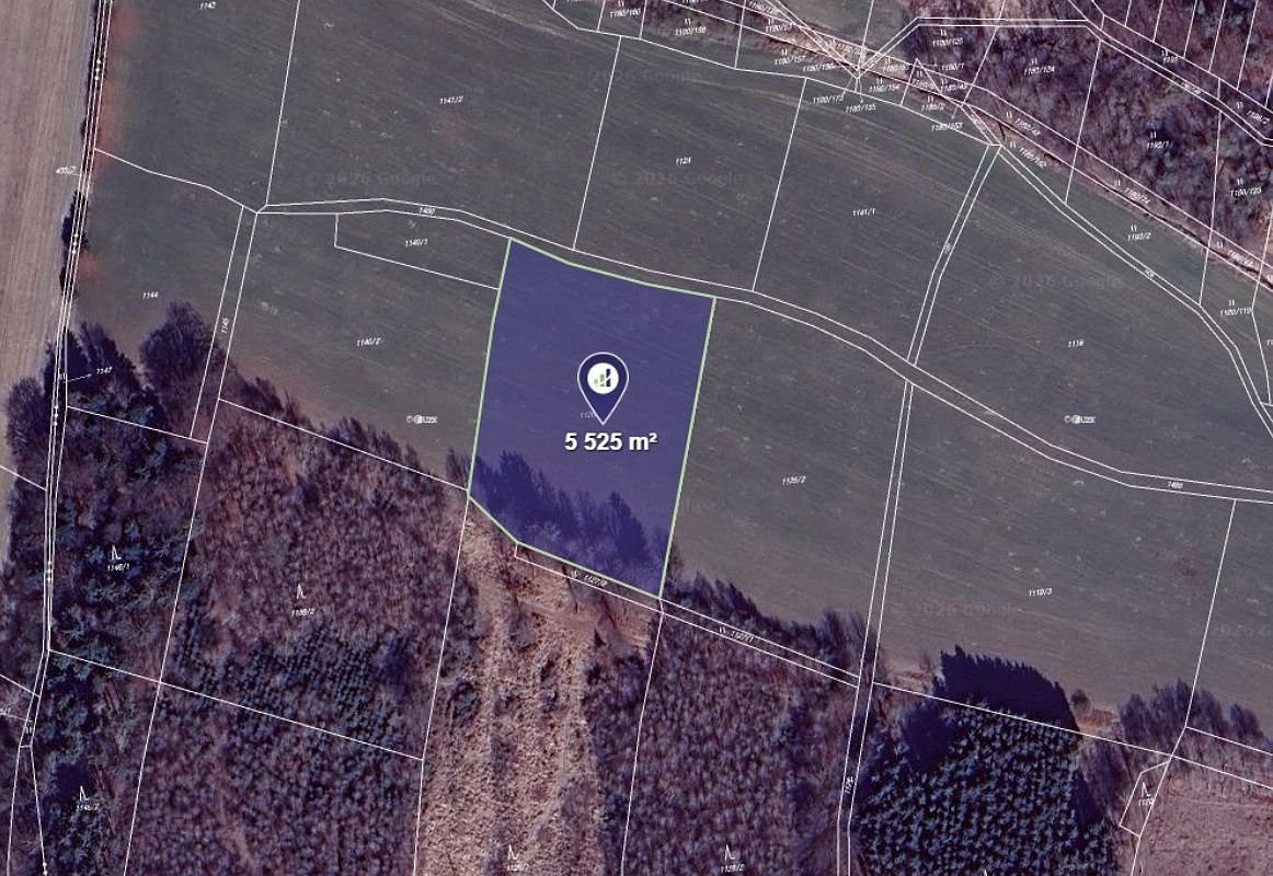 Prodej pole 5 525 m²