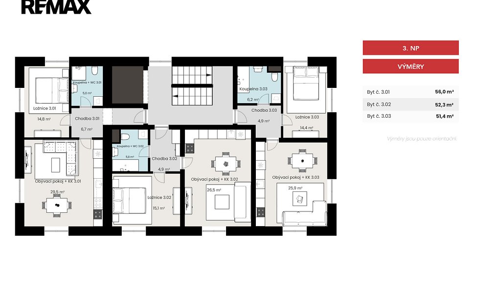 Prodej bytu 2+kk 56 m², Mcely – náhled fotky 6