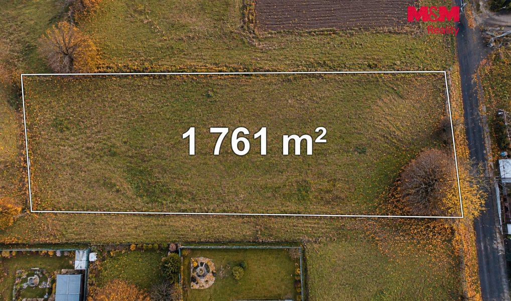 Prodej stavebního pozemku 1 761 m², Horní Bludovice – náhled fotky 3