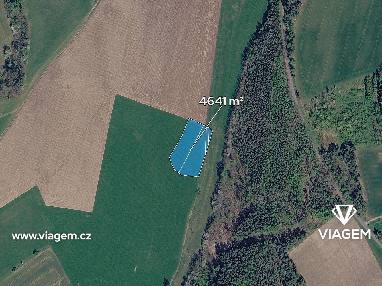 Prodej pole 870 m² — photo 2