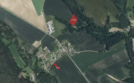 Prodej pole 5 299 m², Horní Bukovina, okres Mladá Boleslav