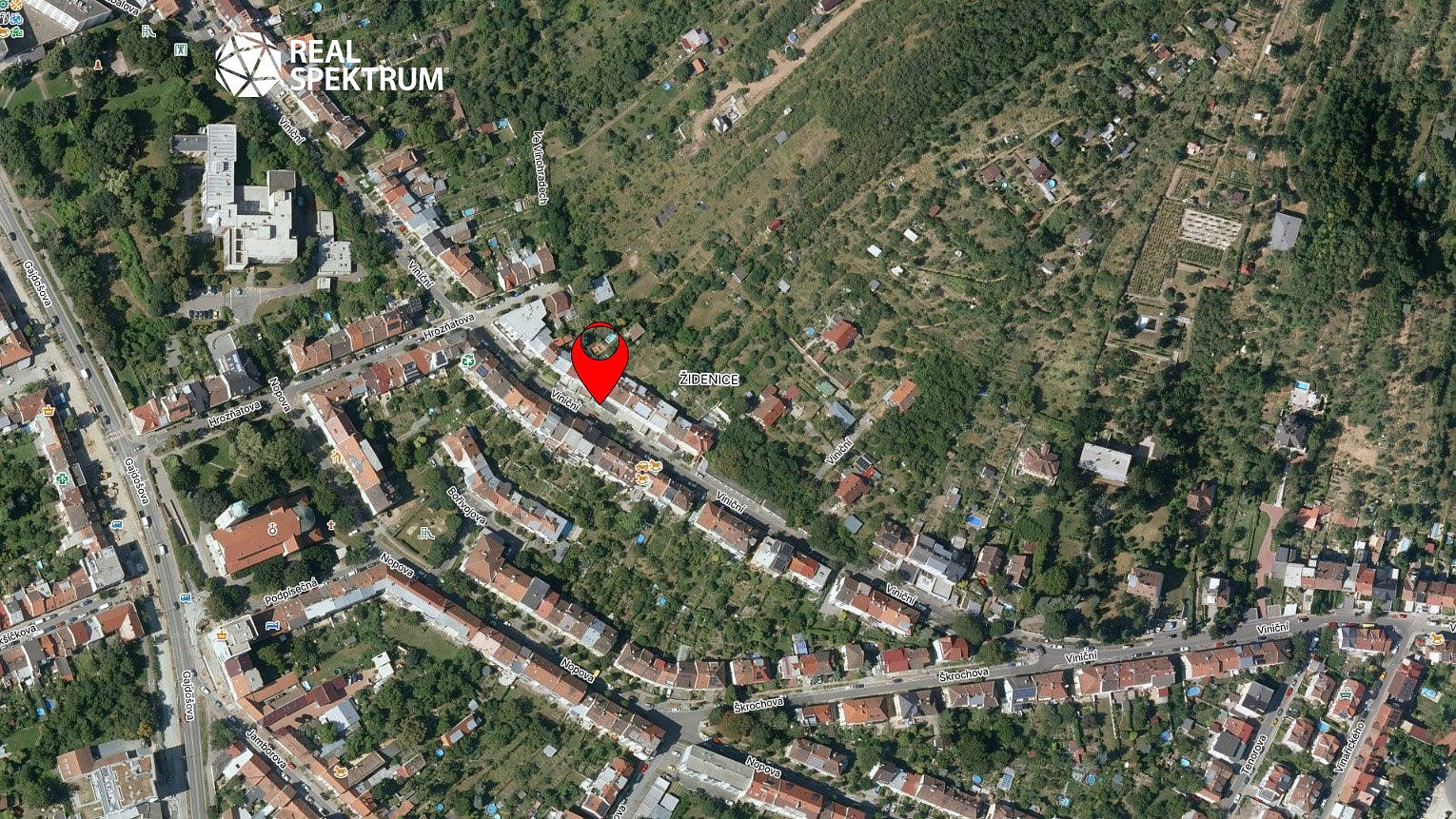 Prodej garáže 17 m2 na vlastním pozemku, ul. Viniční, Brno Židenice – fotografie 2