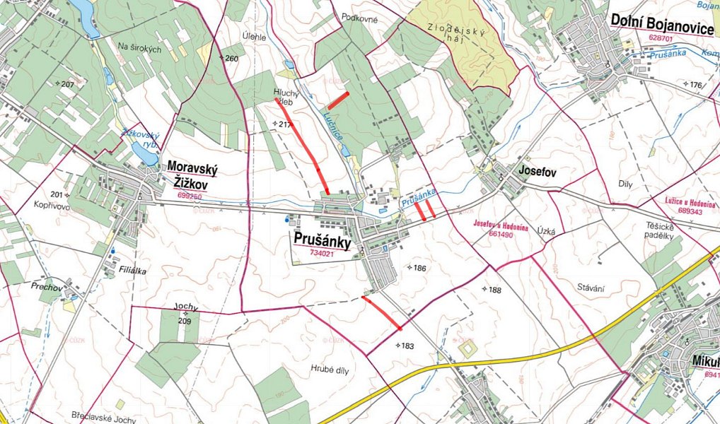 Prodej pole 25 068 m², Prušánky – náhled fotky 4