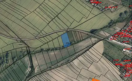 Prodej pole 985 m², Kostelec nad Labem, okres Mělník