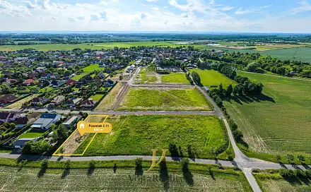 Prodej stavebního pozemku 928 m², Majetín, okres Olomouc