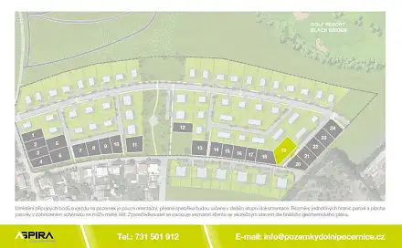 Prodej stavebního pozemku 769 m², Za luhem, Praha 9 - Dolní Počernice