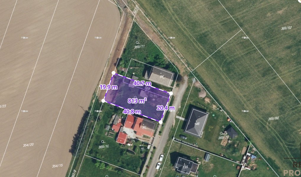Prodej stavebního pozemku 813 m², Brloh – náhled fotky 6