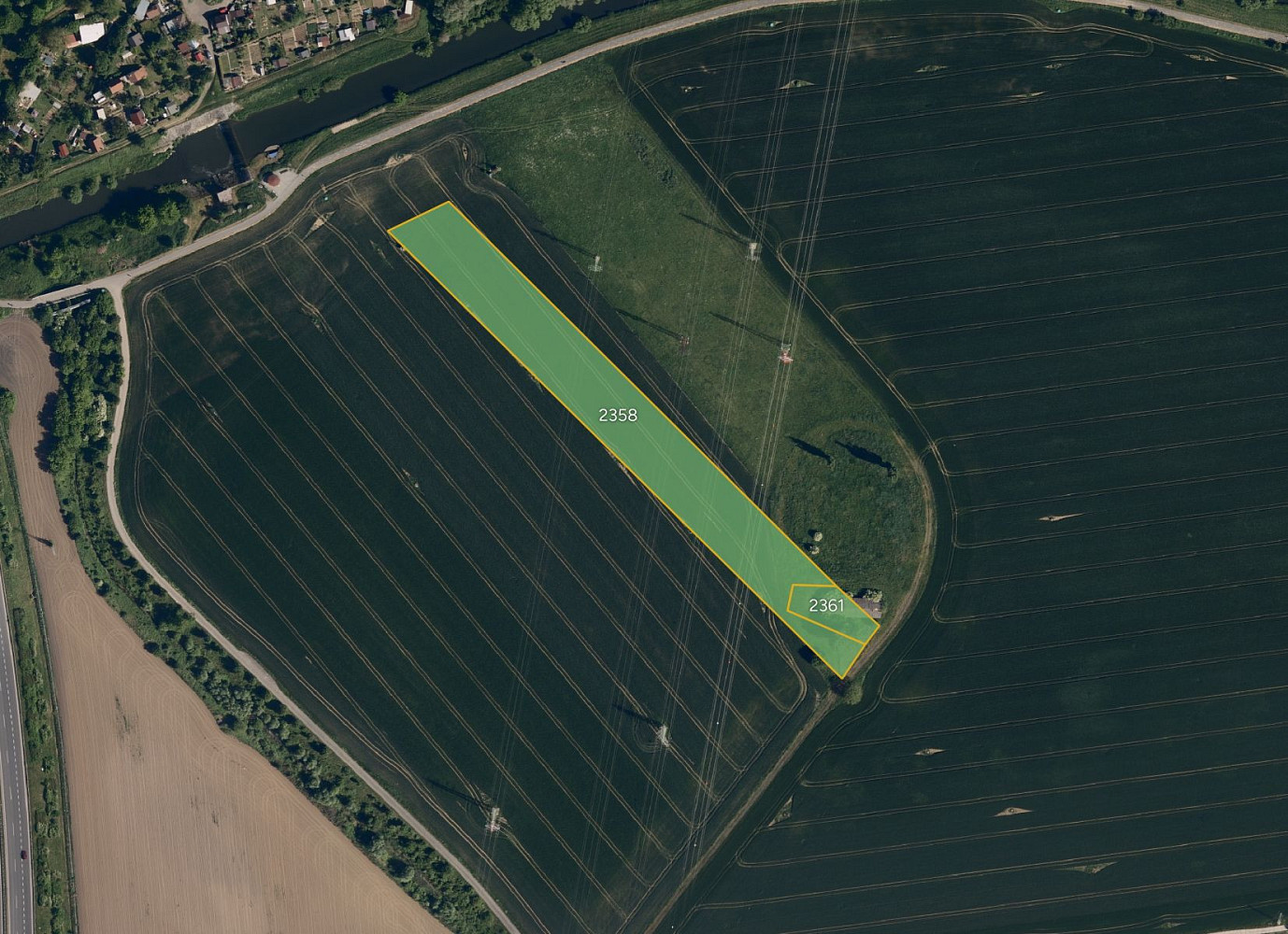 Prodej pole 9 624 m²
