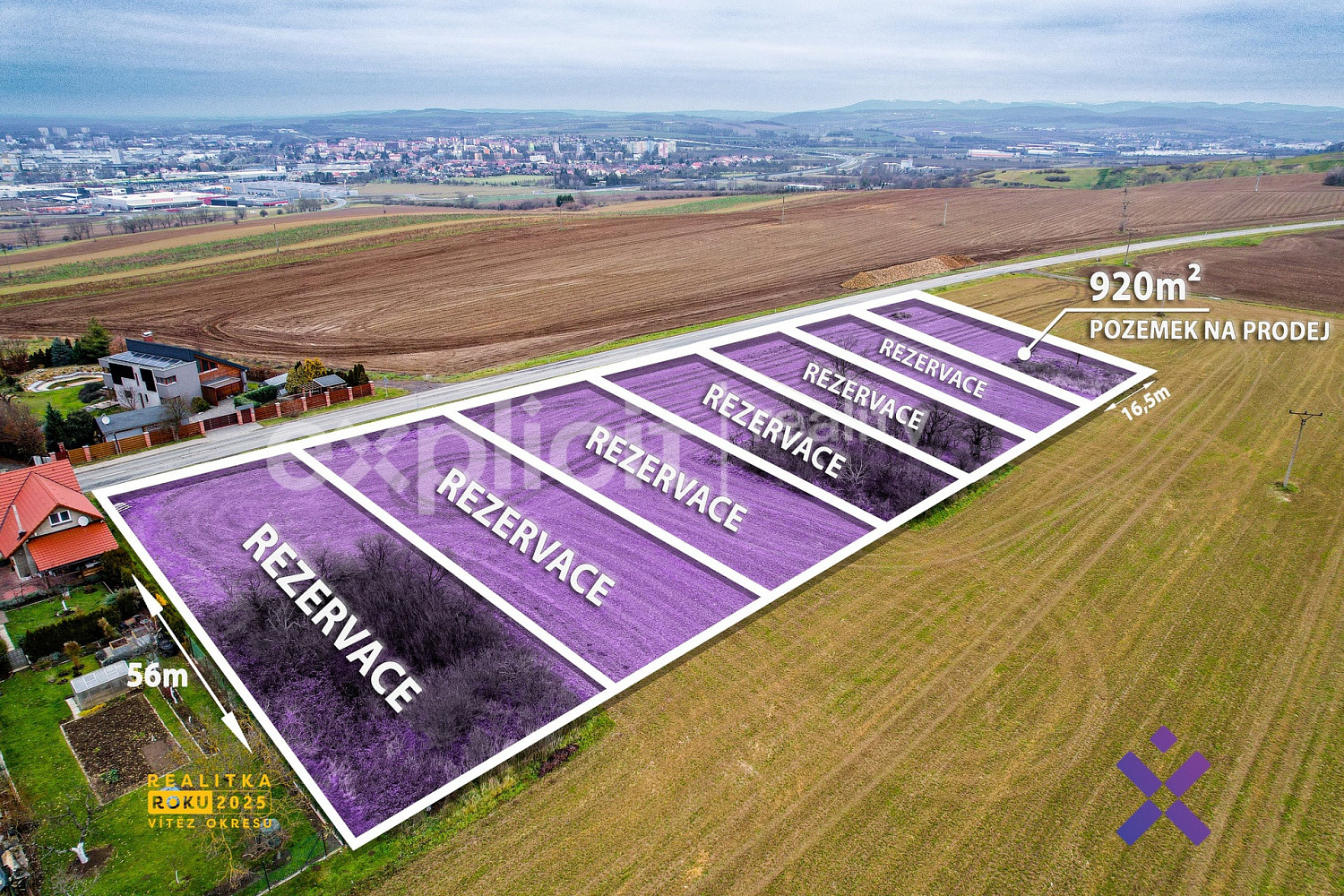 Prodej stavebního pozemku 920 m²