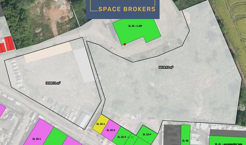 Pronájem komerčního pozemku 3 000 m², Pardubice – náhled fotky 5