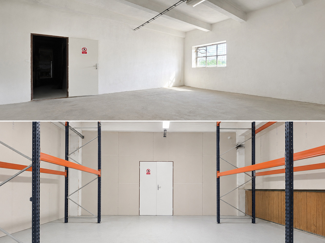 Pronájem skladovacích prostor 68 m²