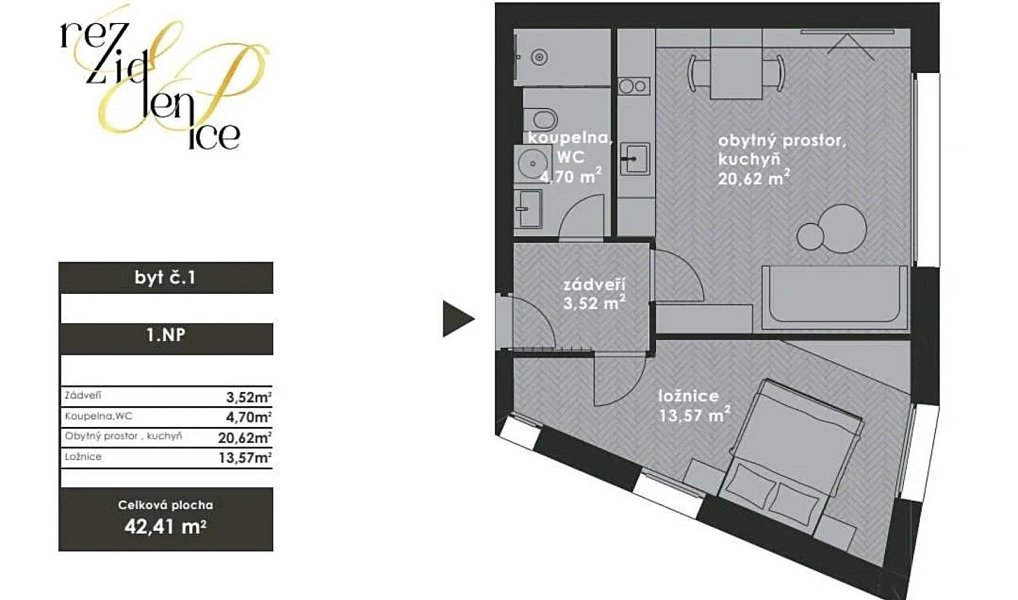 Prodej bytu 2+kk 42 m², Brno – náhled fotky 10