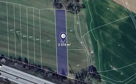 Prodej louky 11 254 m², Ostředek, okres Benešov