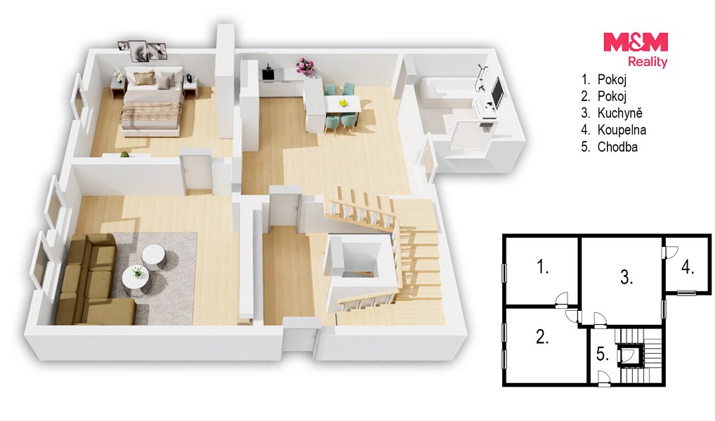 Prodej domu 120 m² s pozemkem 405 m², Opočno – náhled fotky 10