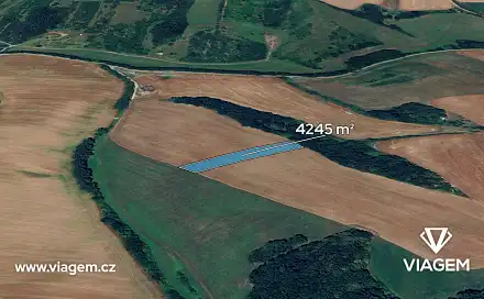 Prodej pole 530 m², Nedachlebice, okres Uherské Hradiště