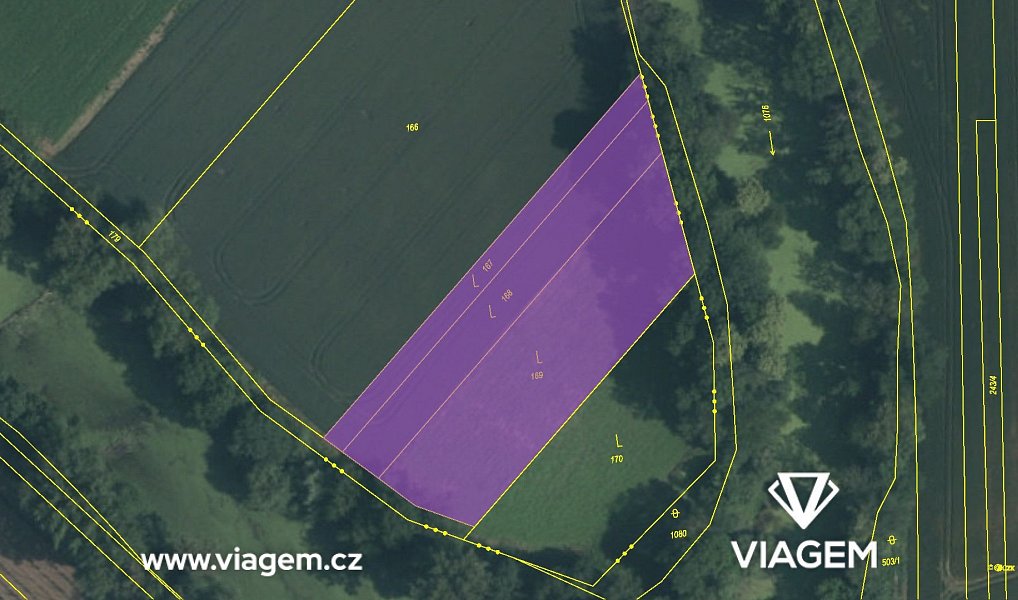 Prodej pole 441 m², Slavětín – náhled fotky 4