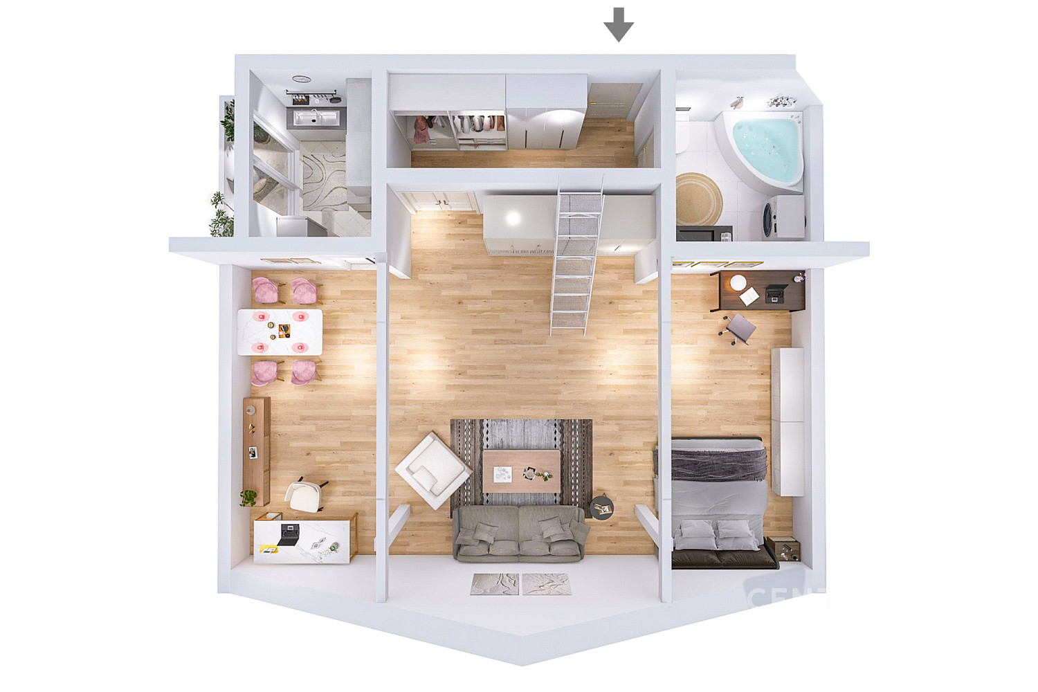 Prodej bytu 1+1 87 m² – fotografie 2