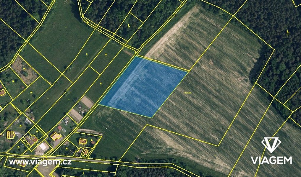 Prodej pole 2 399 m², Mírová pod Kozákovem – náhled fotky 2