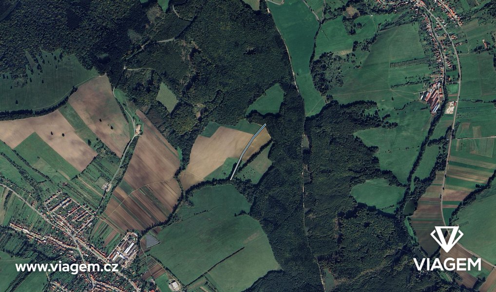 Prodej pole 4 671 m², Strání – náhled fotky 3