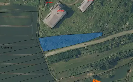 Prodej pozemku 114 m², Hředle, okres Rakovník