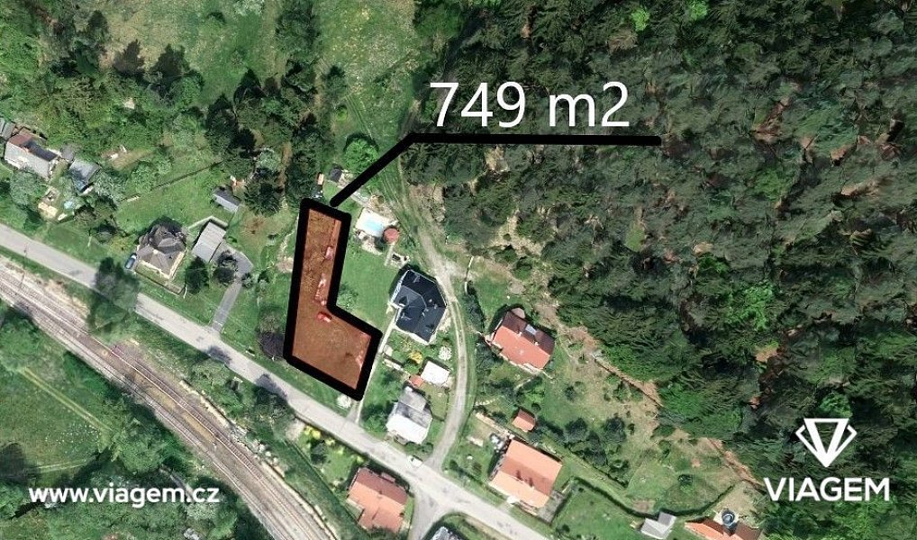 Prodej zahrady 374 m², Kytlice – náhled fotky 2
