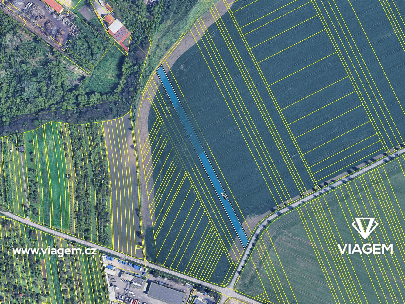 Prodej pole 4 345 m² – fotografie 3