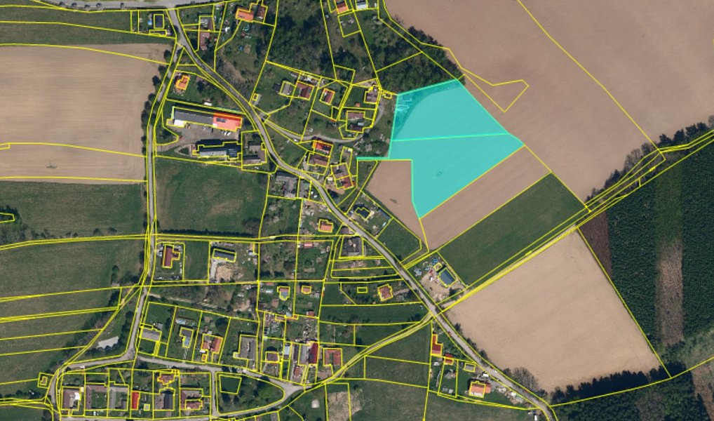 Prodej stavebního pozemku 12 376 m², Kamenice nad Lipou – náhled fotky 3
