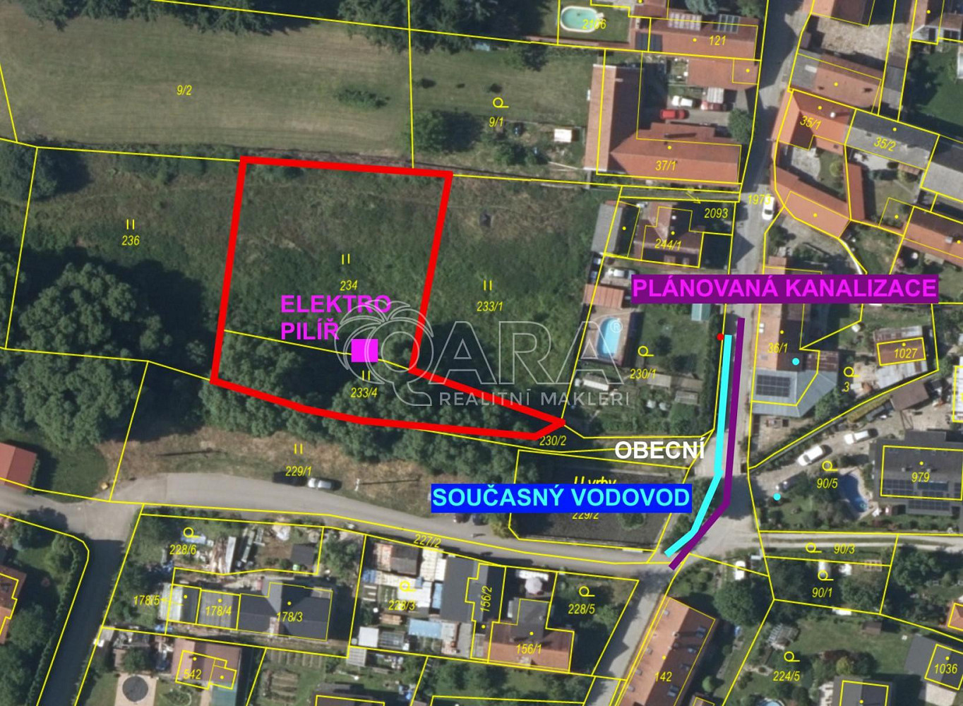 Prodej stavebního pozemku 1 555 m² – fotografie 3