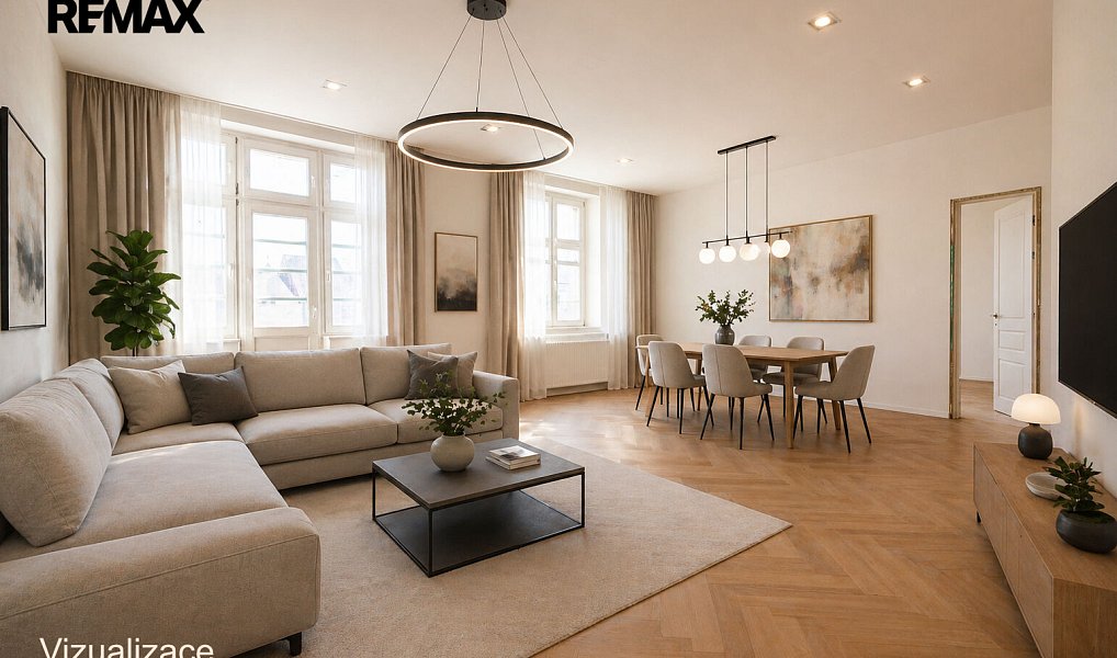 Pronájem bytu 3+1, 127 m², Louny