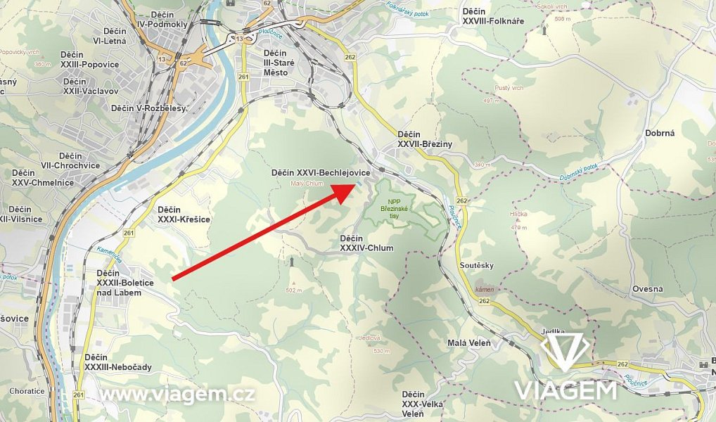 Prodej zahrady 1 798 m², Děčín – náhled fotky 3