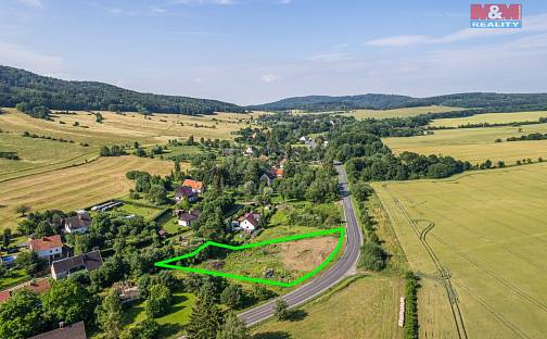 Prodej stavebního pozemku 2 154 m², Žandov - Heřmanice, okres Česká Lípa