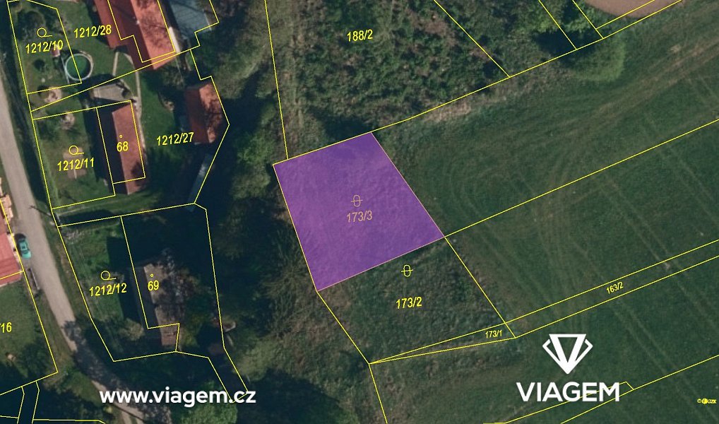 Prodej zahrady 503 m², Jersín – náhled fotky 4