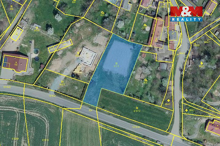 Prodej stavebního pozemku 1 771 m² – pohled 6