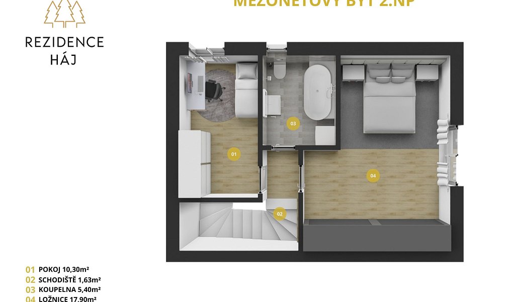 Prodej bytu 3+kk 81 m², Háj ve Slezsku – náhled fotky 5