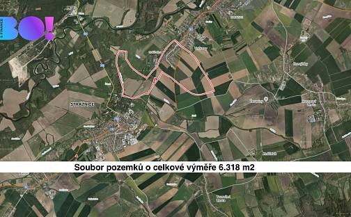 Prodej pole 6 318 m², Vnorovy, okres Hodonín