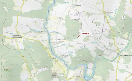 Dražba lesa 1 685 m², Hosty