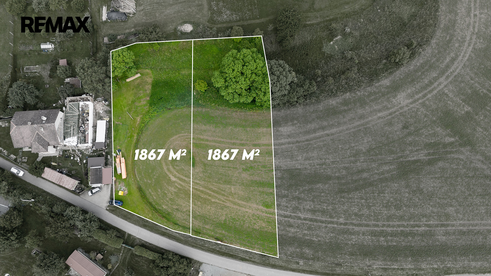 Prodej stavebního pozemku 1 867 m² — photo 3