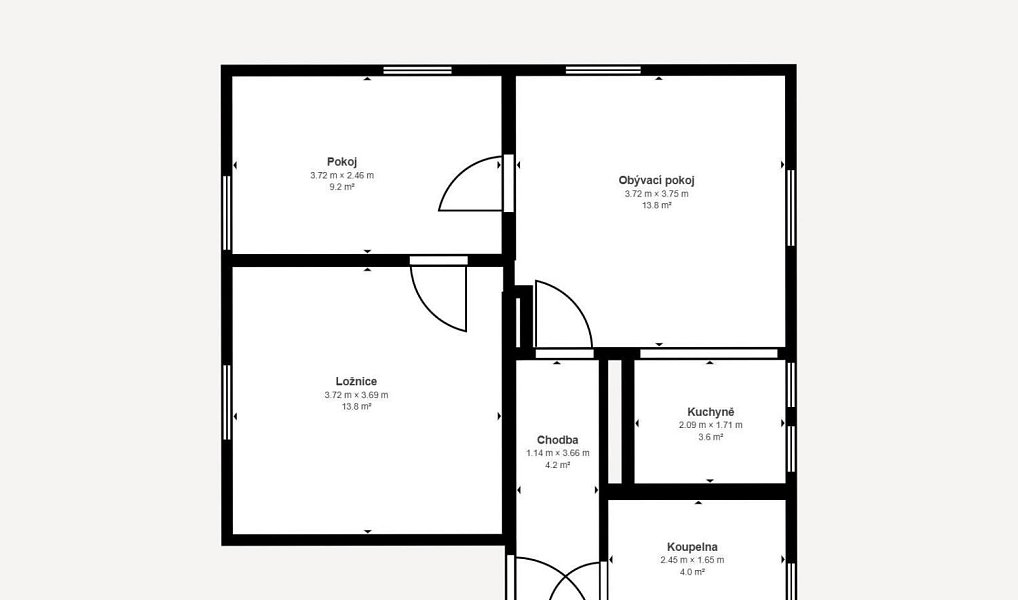 Prodej bytu 3+1 52 m², Hluboká nad Vltavou – náhled fotky 18