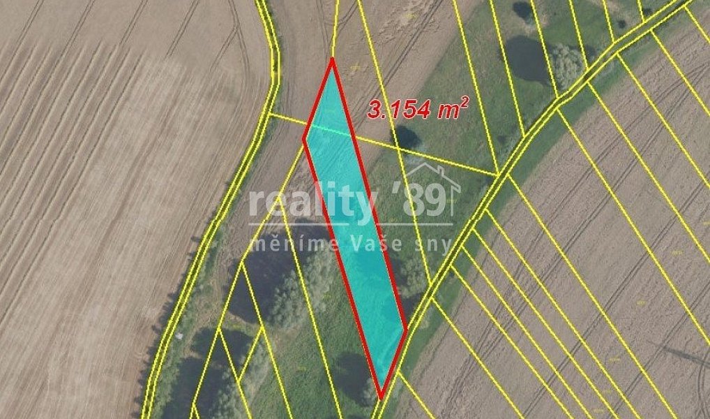 Prodej pole 12 885 m², Kostelec nad Labem – náhled fotky 2