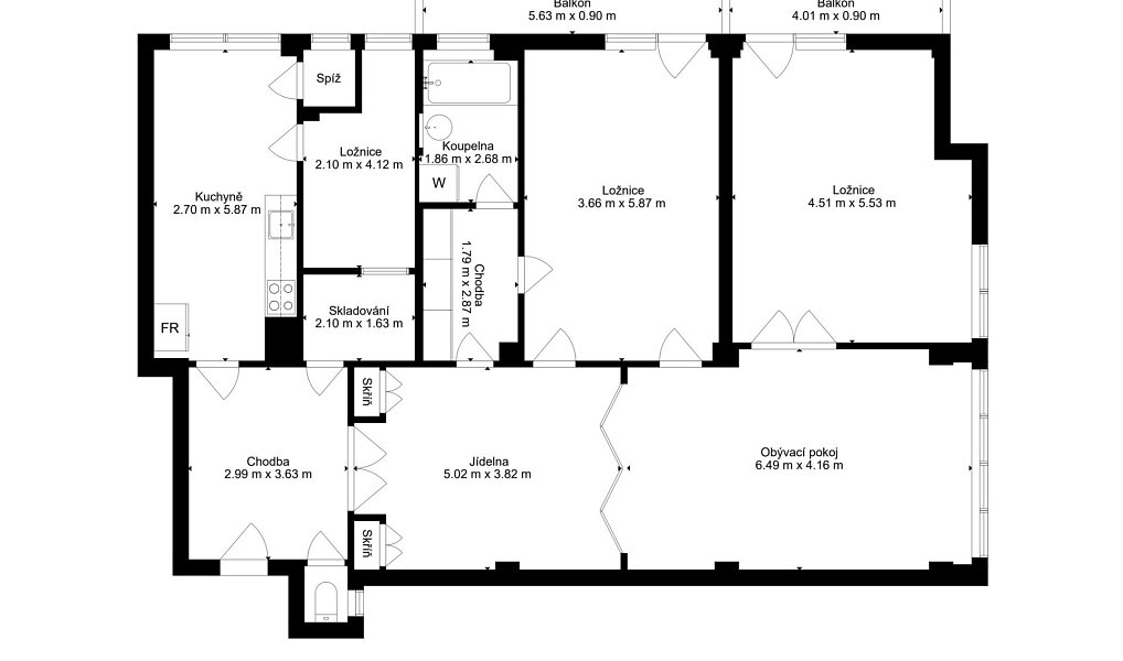 Prodej bytu 4+1 132 m², Praha – náhled fotky 46