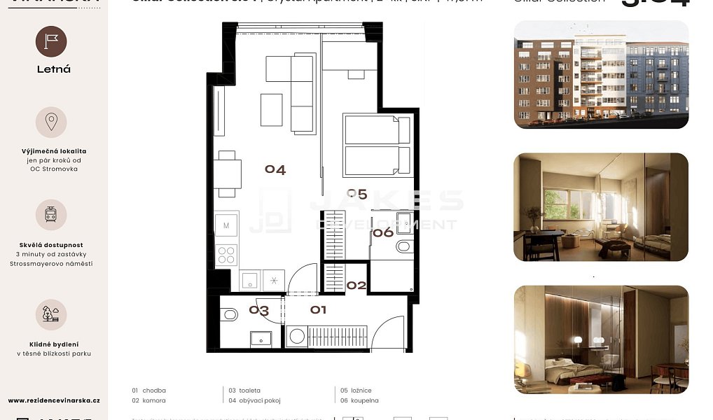 Prodej bytu 2+kk 48 m², Praha – náhled fotky 2