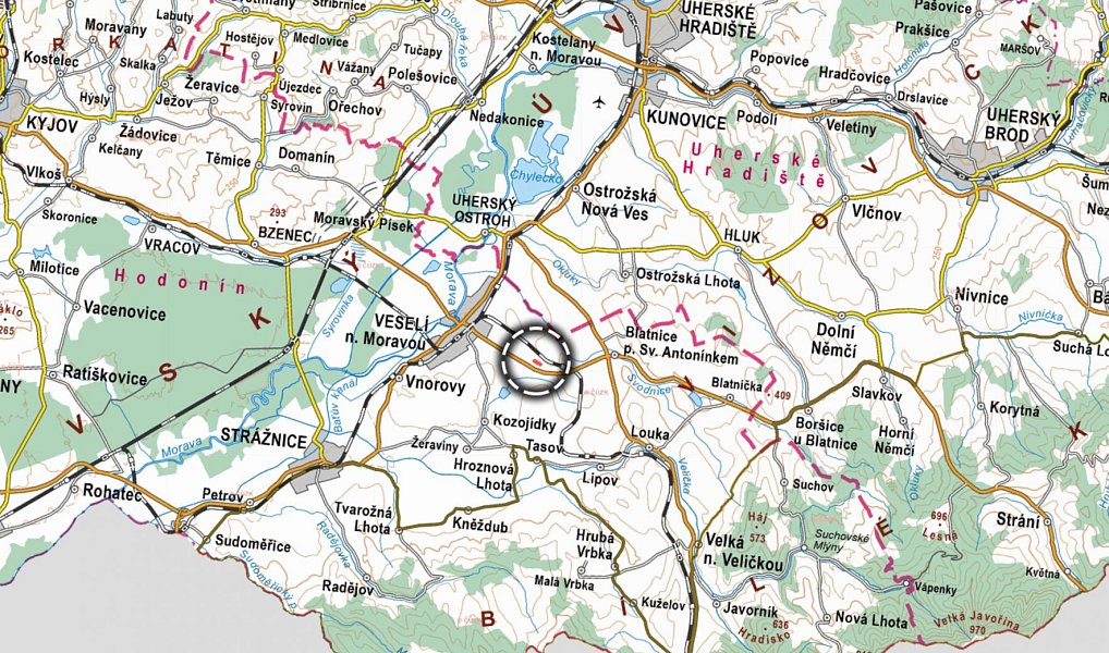 Prodej pole 2 549 m², Veselí nad Moravou – náhled fotky 3