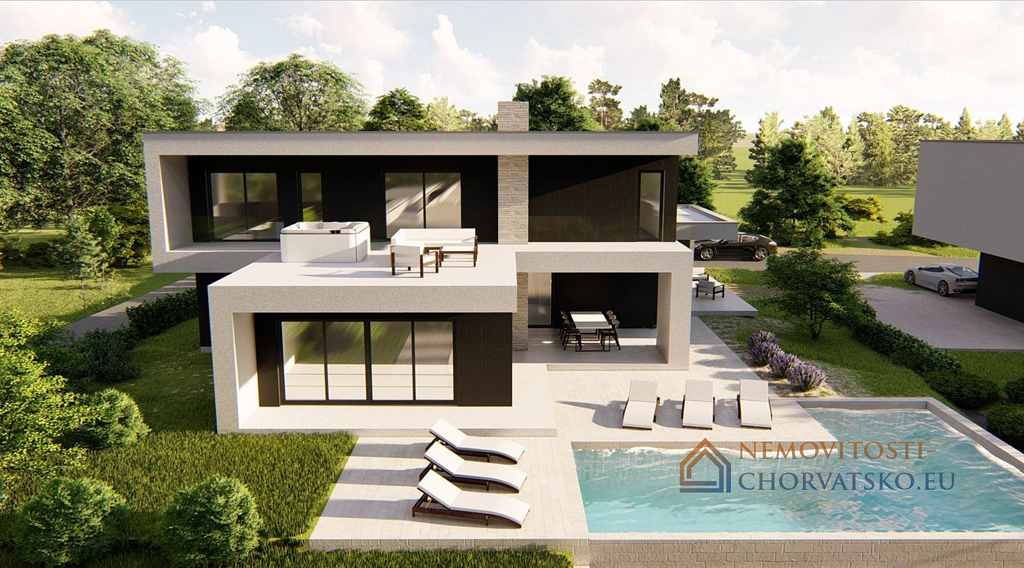 Prodej stavebního pozemku 866 m² - Aanzicht 4