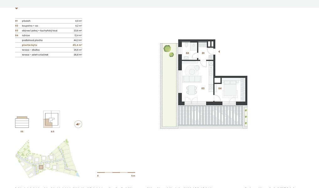 Prodej bytu 2+kk 44 m², Praha – náhled fotky 2