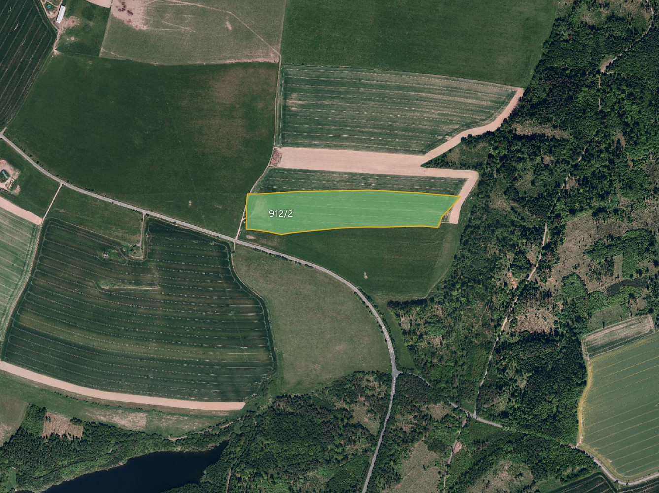 Prodej pole 15 820 m² rezervováno