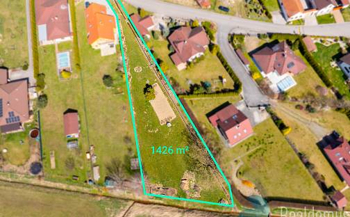 Prodej stavebního pozemku 1 426 m², Homole, okres České Budějovice