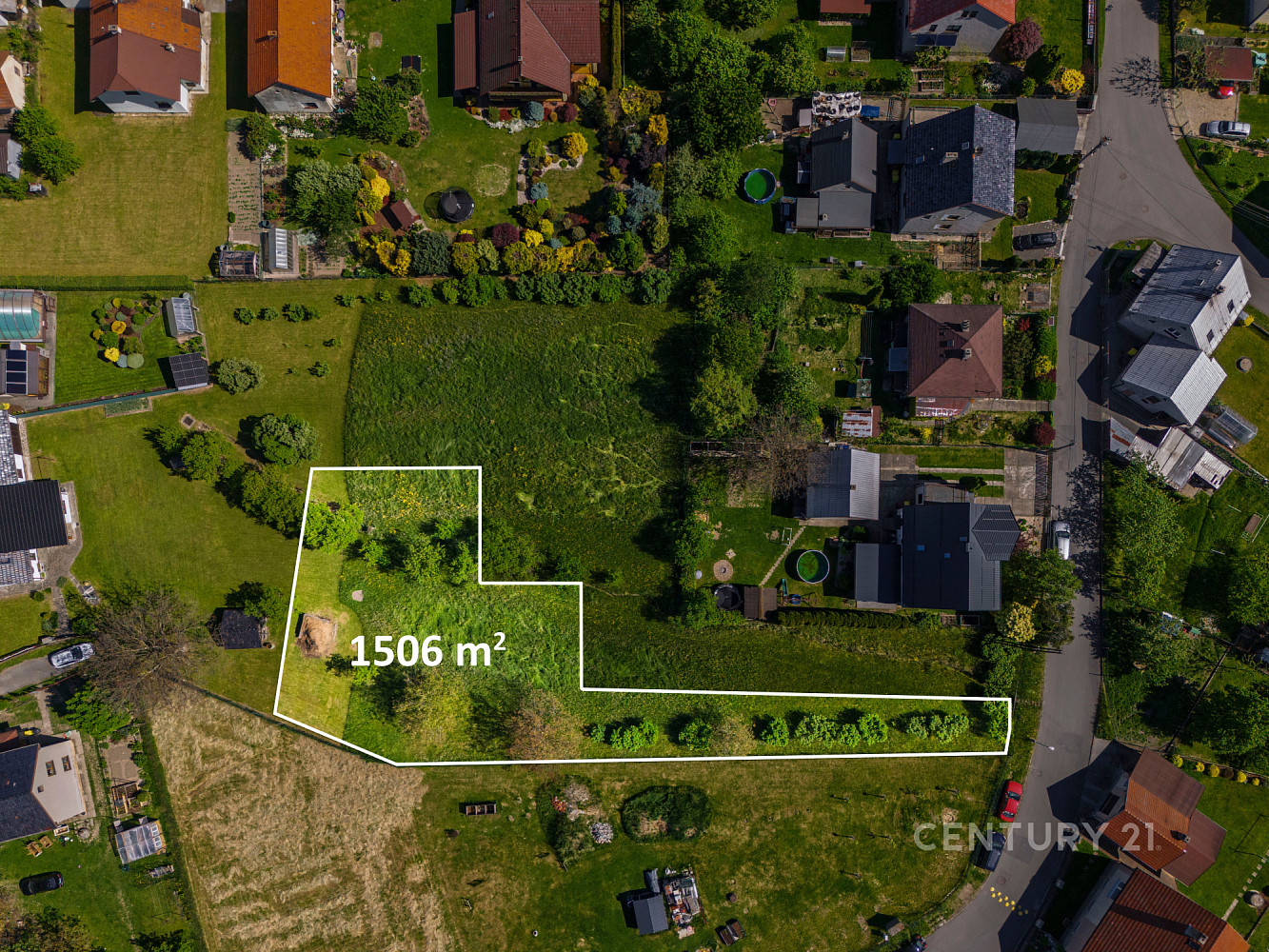 Prodej stavebního pozemku 1 506 m²