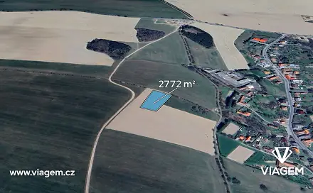 Prodej pole 2 772 m², Lipová, okres Prostějov