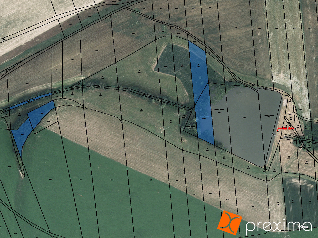 Prodej vodní plochy 902 m²